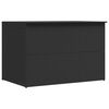 vidaXL Boîte de rangement de jardin noir 150x100x100 cm résine tressée