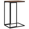vidaXL Table d'appoint Noir 40x30x59 cm Bois d'ing&eacute;nierie
