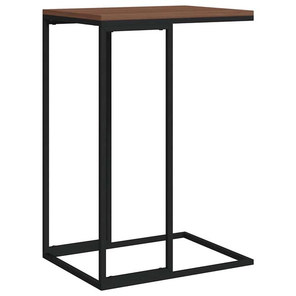 vidaXL Table d'appoint Noir 40x30x59 cm Bois d'ing&eacute;nierie