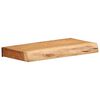 vidaXL &Eacute;tag&egrave;res murales 2 pcs 30x20x3,5 cm bois massif d'acacia