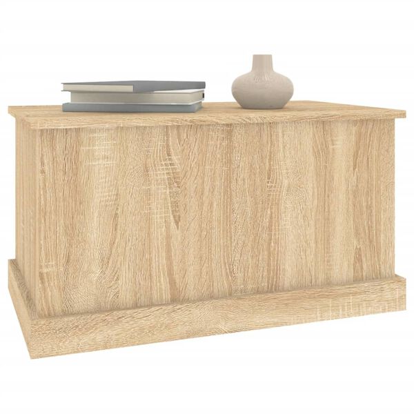 vidaXL Coffre de rangement Chêne Sonoma 70 x 40 x 38 cm Bois d'ingénierie