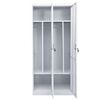 vidaXL Garde-robe Gris clair 80x50x180 cm Acier