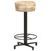 vidaXL Tabourets de bar lot de 2 66 cm bois de manguier massif