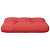 vidaXL Coussin de palette rouge 60x40x12 cm tissu