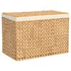 vidaXL Panier à linge avec 3 sections 75x42,5x52 cm hyacinthe d'eau