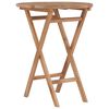 vidaXL Table pliable de jardin 60 cm Bois de teck solide