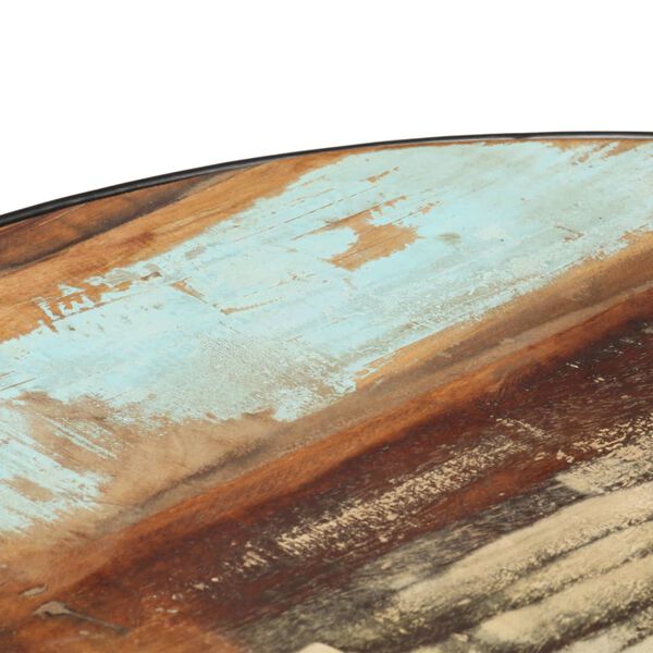 vidaXL Table basse Noir 68x68x36 cm Bois de r&eacute;cup&eacute;ration massif