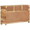 vidaXL Buffet 110x30x65 cm Bois massif de manguier
