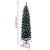 vidaXL Sapin de No&euml;l artificiel mince 300 LED 210 cm
