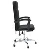 vidaXL Fauteuil inclinable de bureau noir similicuir