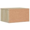 vidaXL Support d'imprimante ch&ecirc;ne sonoma 40x32x22,5 cm bois ing&eacute;nierie