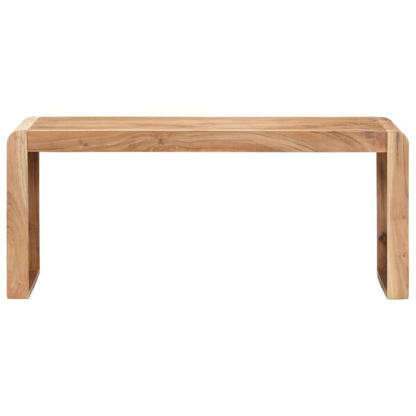 vidaXL Banc 110x38x46 cm Bois solide d'acacia