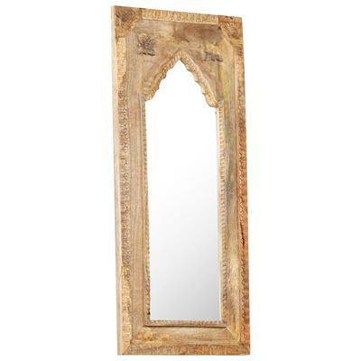 vidaXL Miroir 50x3x110 cm Bois de manguier massif