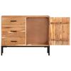 vidaXL Buffet 88x30x73 cm Bois d'acacia massif
