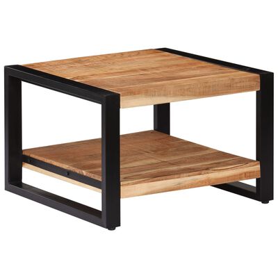 vidaXL Table basse 60x60x40 cm Bois d'acacia massif