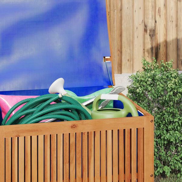 vidaXL Bo&icirc;te de rangement de jardin 75x75x58 cm bois massif d'acacia
