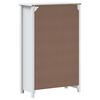 vidaXL Armoire de salle de bain BERG blanc 69,5x34x110 cm pin massif