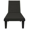 vidaXL Chaise longue noir 155x58x83 cm polypropyl&egrave;ne