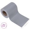 vidaXL &Eacute;cran d'intimit&eacute; de jardin PVC 35x0,19 m Gris clair mat