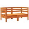 vidaXL Canap&eacute;s d'angle de jardin 2 pcs cire marron bois de pin massif