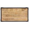 vidaXL Table basse 90x45x35 cm Bois de manguier massif brut