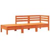 vidaXL Canapé de jardin avec coussins et repose-pied 3 places