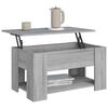 vidaXL Table basse Sonoma gris 79x49x41 cm Bois d'ingénierie
