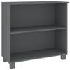 vidaXL Buffet HAMAR Gris fonc&eacute; 85x35x80 cm Bois massif de pin