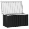 vidaXL Bo&icirc;te de rangement de jardin Anthracite 129x67x65 cm