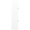 vidaXL Armoire de bureau Blanc 90x40x180 cm Acier