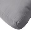 vidaXL Coussin de palette gris 70x70x12 cm tissu