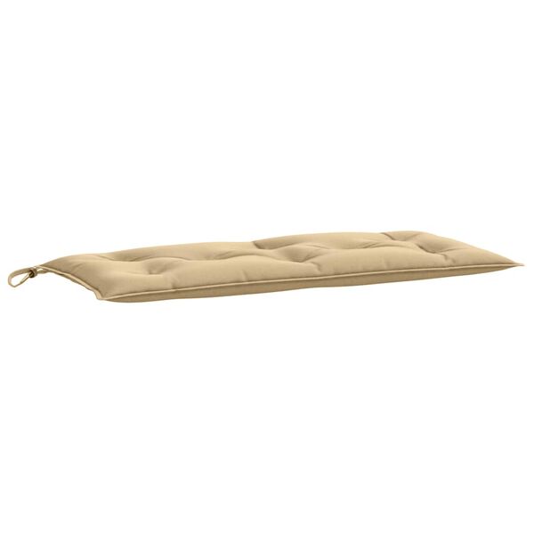 vidaXL Coussin de banc de jardin beige mélangé 100x50x7 cm tissu