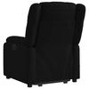 vidaXL Fauteuil inclinable de massage &eacute;lectrique noir tissu