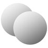 vidaXL Miroirs muraux 2 pcs 60 cm Rond Verre