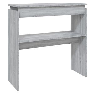vidaXL Table console Sonoma gris 80x30x80 cm Bois d'ing&eacute;nierie