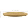 vidaXL Dessus de table Bois de chêne massif Rond 44 mm 400 mm