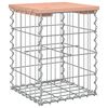 vidaXL Banc de jardin design gabion 33x31x42 cm bois massif de douglas
