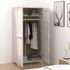 vidaXL Garde-robe HAMAR Blanc 89x50x180 cm Bois massif de pin