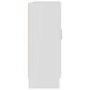 vidaXL Armoire &agrave; vitrine Blanc 82,5x30,5x80 cm Bois d'ing&eacute;nierie