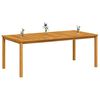 vidaXL Table de jardin 200x100x74 cm Bois d'acacia massif