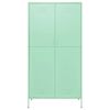 vidaXL Garde-robe Vert menthe 90x50x180 cm Acier