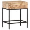 vidaXL Table d'appoint 40x30x50 cm Bois massif de manguier brut