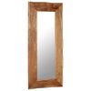 vidaXL Miroir cosm&eacute;tique 50x110 cm Bois solide d'acacia