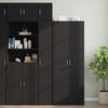 vidaXL Armoire de rangement mince noir 30x42,5x225cm bois d'ing&eacute;nierie