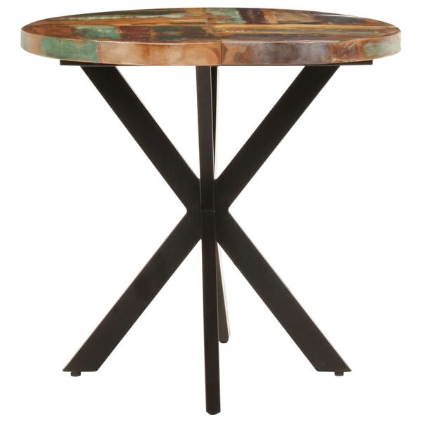 vidaXL Table à manger 140x80x75 cm Bois de récupération massif