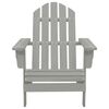 vidaXL Chaise de jardin Bois Gris