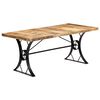 vidaXL Table &agrave; manger 180x90x76 cm Bois de manguier massif