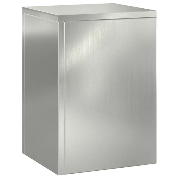 vidaXL Support de Plante 3 pcs Argent Acier galvanisé