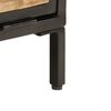 vidaXL Armoire à chaussures 60x35x53 cm bois de manguier massif brut