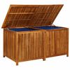 vidaXL Bo&icirc;te de rangement de jardin 150x80x75 cm Bois d'acacia solide